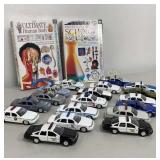 18 Road Champs Police & State Trooper Die Cast Car