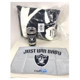 NFL Las Vegas Raiders Blanket, Travel Mug, Towel