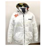 Members Only x Nickelodeon White Puffer Jacket