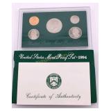 1994-S U.S. Mint Proof Coin Set w/ COA