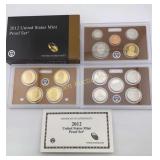2012-S U.S. Mint Proof Coin Set
