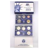 2003-S U.S. Mint Proof Coin Set
