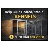 *Heated Kennel Build Sponsor-Build the Foundation