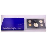 1968-S US Mint Proof Coin Set w/ 40% Silver Half