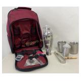 Portable Bartender Travel Kit w/ Organizer Bag