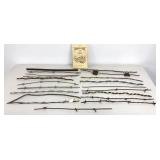 Antique & VTG Barbed Wire Collection & Bible