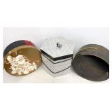 VTG Hat Boxes 3pc lot