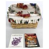 Longaberger Baskets Fruit Lined Basket