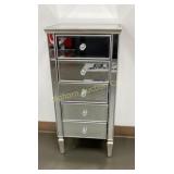 Mirrored 5 Drawer Lingerie/Chest of Drawers