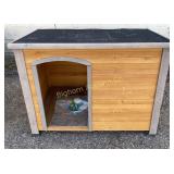 Dog House Wood Construction Asphalt Shingle Roof