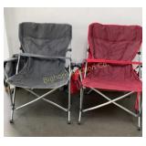 Folding Camp Chairs 2pc lot