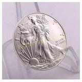 2018 Silver Eagle One Troy Ounce Fine Silver