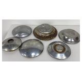 VTG Hub Caps Ford, Plymouth Chevrolet 6 PC Lot