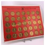 Presidential Hall of Fame Bronze Medallion Coin