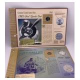 US Mint 1943 Steel Set &1913 Barber Dime