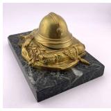 Militaria A Large Fine French Bronze Dore (Gilt)