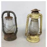 VTG Lanterns: No 2 Blizzard w/ Cracked Globe