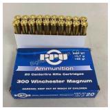 Ammo 300 Win Mag 20 Rds PPU 165 Gr PSB