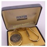 1936 Buffalo Nickel Key Chain