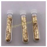 3 Vials Gold Flake/Foil
