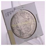 1884 Morgan Silver Dollar