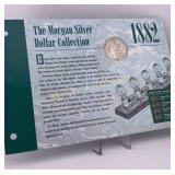 1882-S Morgan Silver Dollar in Display