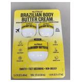 Nutrius Brazilian Body Butter cream 3 Pack