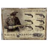 Metal Sign Smith & Wesson