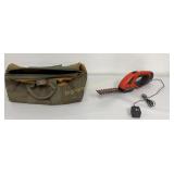 Bucket Boss Tool Bag B&D 6' 7.2V Hedge Trimmer