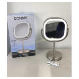 Conair LED Lighted Make-Up Mirror Satin Nickel