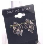 Earrings Sterling Silver CZ's