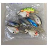 Fishing Lure Assortment 8 PC Lot