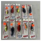 Fishing Lure Assortment 10 PC Lot