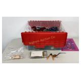 Tote w/ Velvet Yarn, Beads, Lace, Ribbon, & More