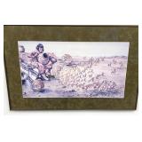 Robert A. Kercher Art Print 'Magic of Her Hands'