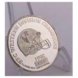 1998 One Troy Ounce .999 Fine Silver Round,