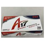 Ammo 17HMR 200 Rds CCI Optimized For The