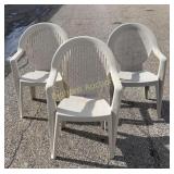 Outdoor Chairs w/ Arms 2 PC Lot