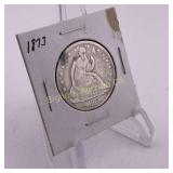 1873 Liberty Seated Half Dollar