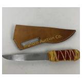 Russell Green River Works Trade Knife w/ Leather