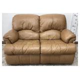 Klaussner Leather Reclining Loveseat