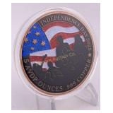 Five Ounce .999 Copper  Independence Day Statue