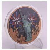 Five Ounce .999 Copper  Independence Day Statue