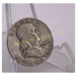 1957-D Franklin Half Dollar