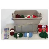Yarn Assortment in Tote