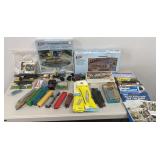 HO Guage Model Railroad Locomotives, Cars,