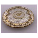 Crumrine Trophy Buckle 2006 GSTC Jackpot Shoot