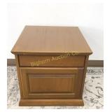 End Table w/ Melamine Drawer
