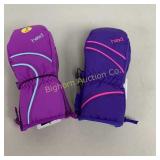 Head Mittens Youth Size Small 2 Pair in Lot