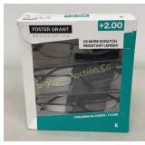 Foster Grant +2.00 Reading Glasses 3 Pack